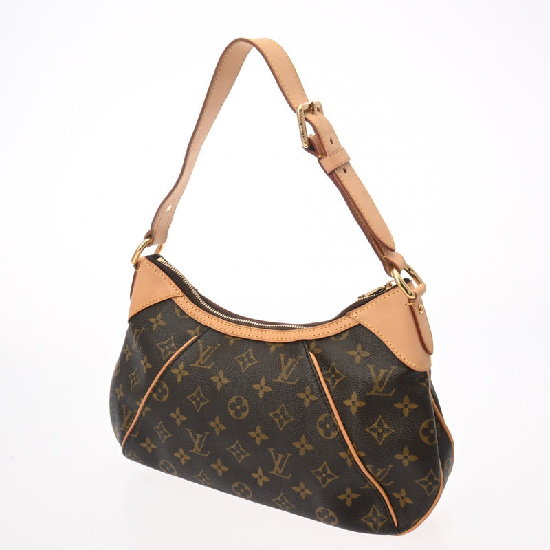 LOUIS VUITTON ルイヴィトン モノグラム テムズ PM ブラウン M56384 レディース モノグラムキャンバス セミショルダーバッグ ABランク 中古 銀蔵