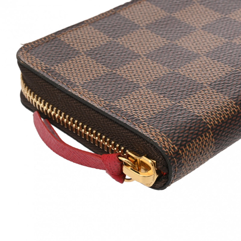 LOUIS VUITTON ルイヴィトン ダミエ ポルトフォイユ クレマンス ブラウン スリーズ N60534 ユニセックス ダミエキャンバス 長財布 ABランク 中古 銀蔵