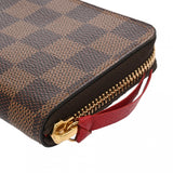 LOUIS VUITTON ルイヴィトン ダミエ ポルトフォイユ クレマンス ブラウン スリーズ N60534 ユニセックス ダミエキャンバス 長財布 ABランク 中古 銀蔵