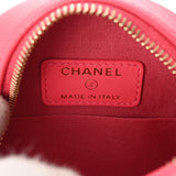 CHANEL シャネル ラウンド チェーンショルダー ピンク AP1805 レディース キャビアスキン ショルダーバッグ Aランク 中古 銀蔵