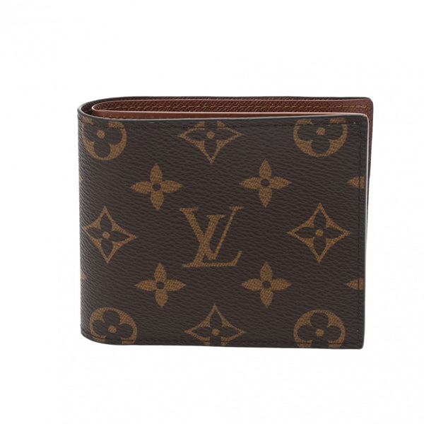 LOUIS VUITTON ルイヴィトン モノグラム ポルトフォイユ マルコ ブラウン M62288 ユニセックス モノグラムキャンバス 二つ折り財布 Aランク 中古 銀蔵