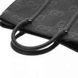 GUCCI グッチ ジャンボGG ミディアムトートバッグ 2WAY ブラック 760233 ユニセックス カーフ トートバッグ Aランク 中古 銀蔵