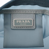 PRADA プラダ アウトレット品 ライトブルー系 1NA350 レディース ナイロン ポーチ ABランク 中古 銀蔵