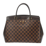 LOUIS VUITTON ルイヴィトン ダミエ リヴォリ MM ブラウン N41150 レディース ダミエキャンバス ハンドバッグ Bランク 中古 銀蔵