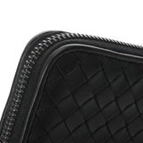 BOTTEGAVENETA ボッテガヴェネタ イントレチャート ラウンドファスナー ブラック 114075.V001N.1000 ユニセックス レザー コインケース Aランク 中古 銀蔵