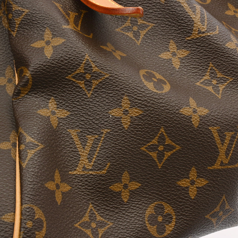 LOUIS VUITTON ルイヴィトン モノグラム ティヴォリ GM ブラウン M40144 レディース モノグラムキャンバス ハンドバッグ Bランク 中古 銀蔵