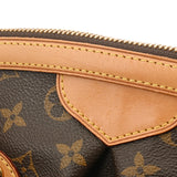 LOUIS VUITTON ルイヴィトン モノグラム ティヴォリ GM ブラウン M40144 レディース モノグラムキャンバス ハンドバッグ Bランク 中古 銀蔵