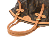 LOUIS VUITTON ルイヴィトン モノグラム ティヴォリ GM ブラウン M40144 レディース モノグラムキャンバス ハンドバッグ Bランク 中古 銀蔵