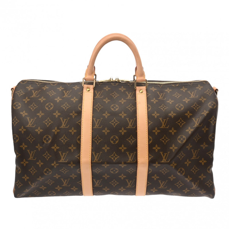 LOUIS VUITTON ルイヴィトン モノグラム キーポル バンドリエール 50 2WAY ブラウン M41416 ユニセックス モノグラムキャンバス ボストンバッグ Aランク 中古 銀蔵