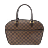 LOUIS VUITTON ルイヴィトン ダミエ サリア オリゾンタル ブラウン N51282 レディース ダミエキャンバス ハンドバッグ Bランク 中古 銀蔵