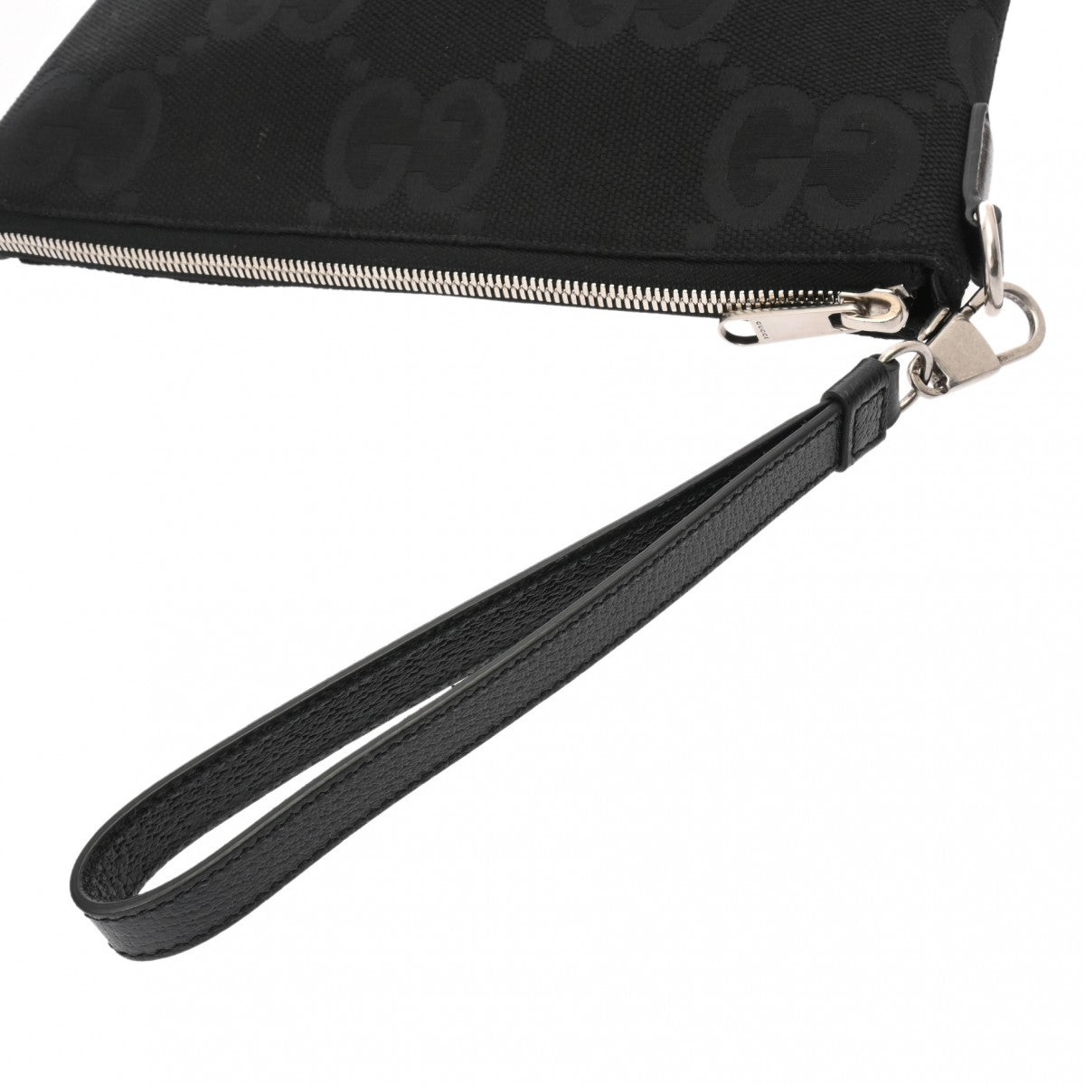 GUCCI ショルダーバッグ ジャンボGG 2WAY ARIA ABランク 美品 グッチジャンボGG 2WAYクラッチバッグ ブラック レディース ショルダー