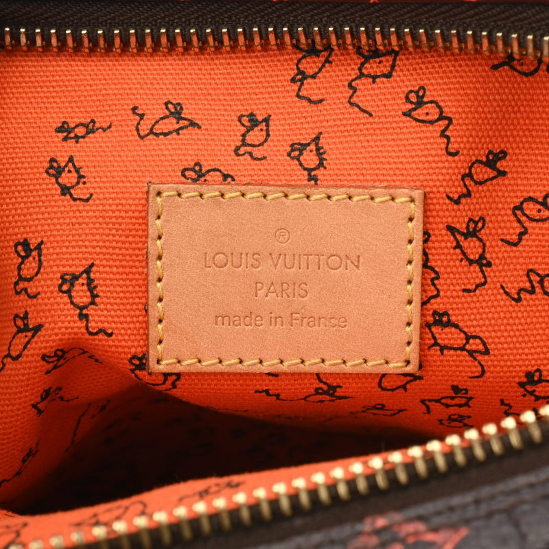 LOUIS VUITTON ルイヴィトン モノグラム キャットグラム パナムセット 片方のみ オレンジ M44399 レディース レザー ショルダーバッグ Bランク 中古 銀蔵