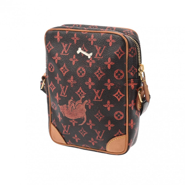 LOUIS VUITTON ルイヴィトン モノグラム キャットグラム パナムセット 片方のみ オレンジ M44399 レディース レザー ショルダーバッグ Bランク 中古 銀蔵