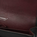 CHANEL シャネル マトラッセ チェーンショルダー Wフラップ 30cm ブラック A58600 レディース ラムスキン ショルダーバッグ Bランク 中古 銀蔵