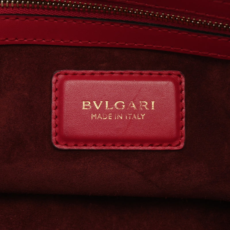 BVLGARI ブルガリ セルペンティ 2WAY ピンク レディース レザー ハンドバッグ ABランク 中古 銀蔵