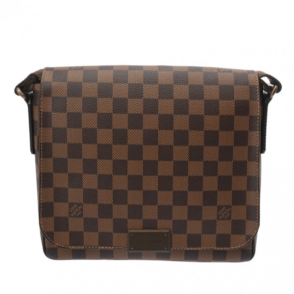 LOUIS VUITTON ルイヴィトン ダミエ ディストリクト PM ブラウン N41213 レディース ダミエキャンバス ショルダーバッグ ABランク 中古 銀蔵