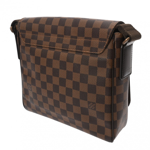 LOUIS VUITTON ルイヴィトン ダミエ ディストリクト PM ブラウン N41213 レディース ダミエキャンバス ショルダーバッグ ABランク 中古 銀蔵