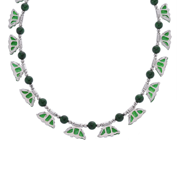 SEKIKAZU せきかず 翡翠14.68ct ユニセックス PT900/PT850 ネックレス Aランク 中古 銀蔵