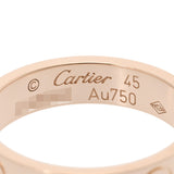 CARTIER カルティエ ミニラブリング #45 5号 レディース K18ピンクゴールド リング・指輪 Aランク 中古 銀蔵