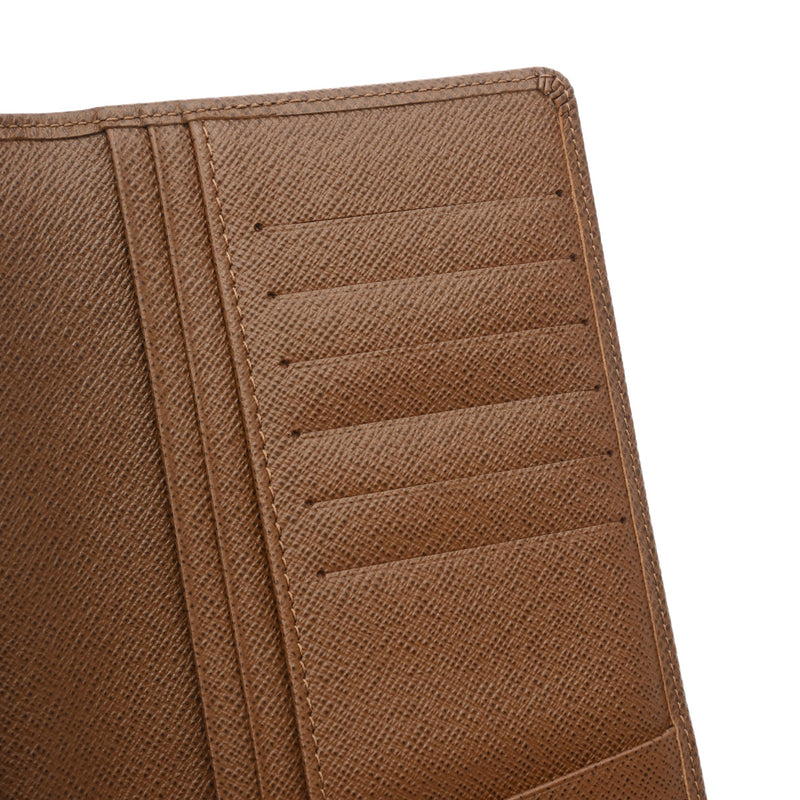 LOUIS VUITTON ルイヴィトン タイガ プラザ グリズリ M32578 メンズ レザー 二つ折り財布 ABランク 中古 銀蔵