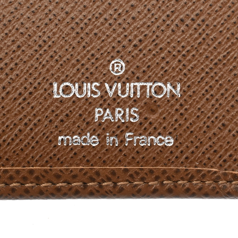 LOUIS VUITTON ルイヴィトン タイガ プラザ  グリズリ M32578 メンズ レザー 二つ折り財布 ABランク 中古 銀蔵