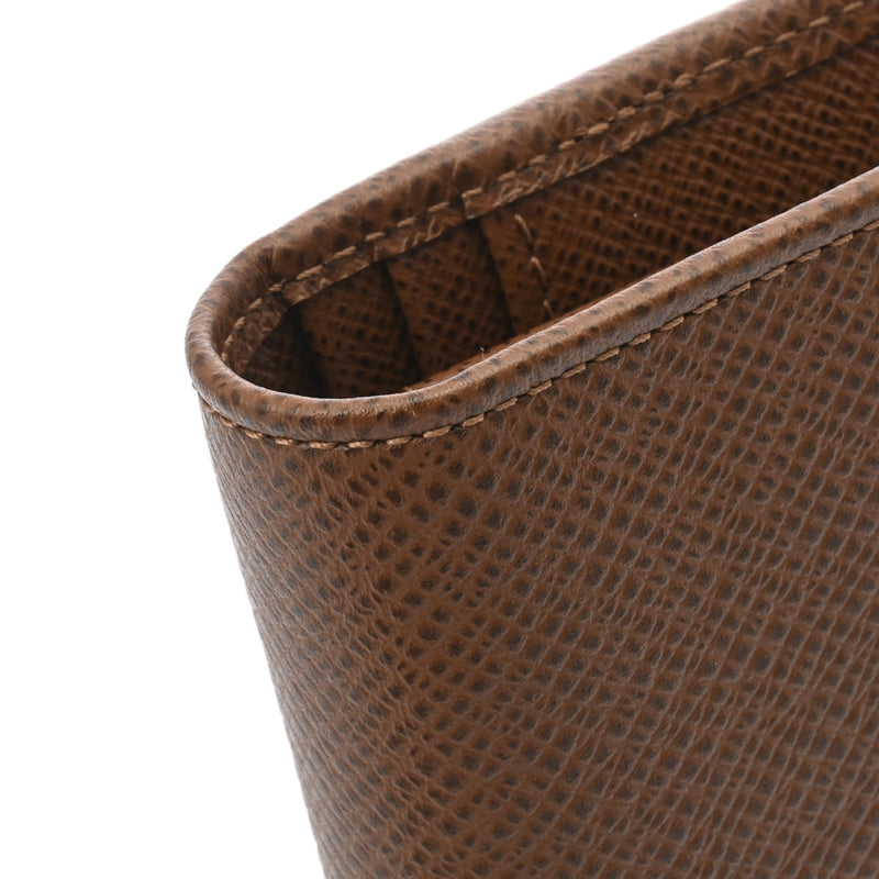 LOUIS VUITTON ルイヴィトン タイガ プラザ グリズリ M32578 メンズ レザー 二つ折り財布 ABランク 中古 銀蔵