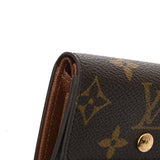 LOUIS VUITTON ルイヴィトン モノグラム ポルトモネ プラ ブラウン M61930 ユニセックス モノグラムキャンバス コインケース ABランク 中古 銀蔵