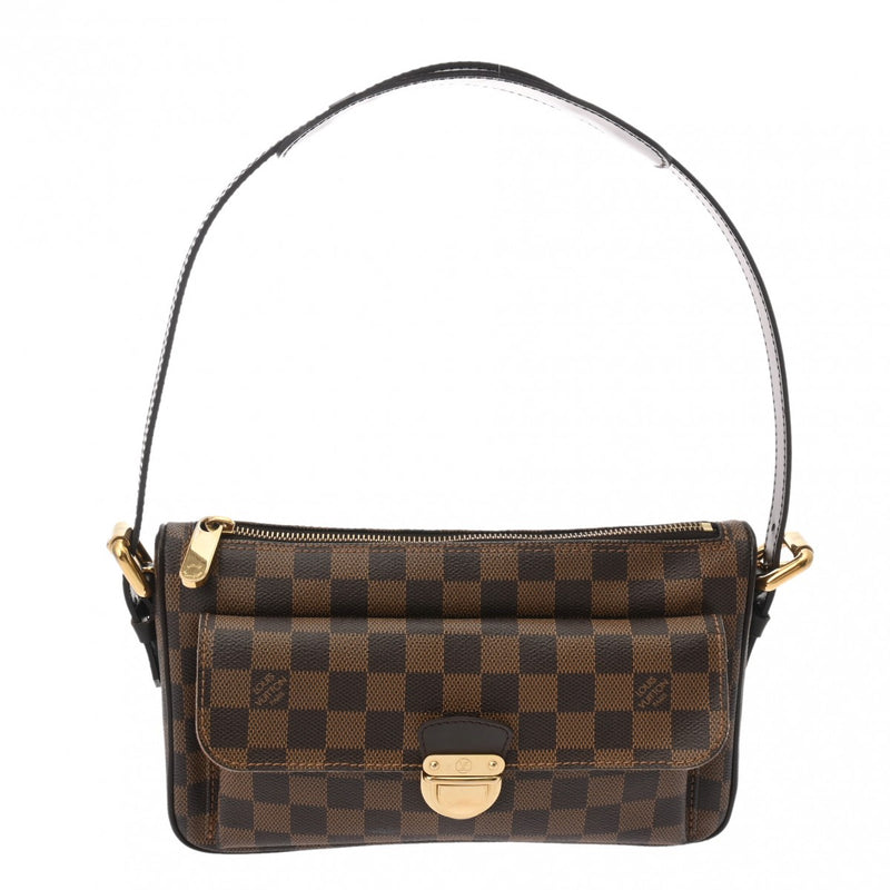 LOUIS VUITTON ルイヴィトン ダミエ ラヴェッロ GM ブラウン N60006 レディース ダミエキャンバス ショルダーバッグ ABランク 中古 銀蔵