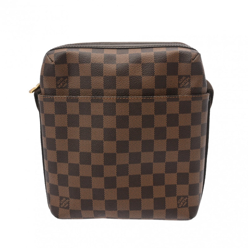 LOUIS VUITTON ルイヴィトン ダミエ トロターボブール ブラウン N41135 ユニセックス ダミエキャンバス ショルダーバッグ Aランク 中古 銀蔵