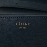 CELINE セリーヌ ブルー レディース レザー ショルダーバッグ ABランク 中古 銀蔵