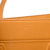 CELINE セリーヌ ラゲージファントム イエロー レディース レザー ハンドバッグ Bランク 中古 銀蔵