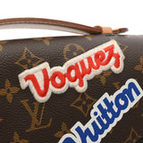 LOUIS VUITTON ルイヴィトン モノグラムパッチーズ ポシェットメティス MM ブラウン M43991 レディース モノグラムキャンバス 2WAYバッグ Bランク 中古 銀蔵