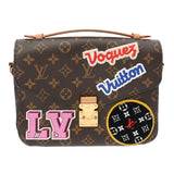 LOUIS VUITTON ルイヴィトン モノグラムパッチーズ ポシェットメティス MM ブラウン M43991 レディース モノグラムキャンバス 2WAYバッグ Bランク 中古 銀蔵