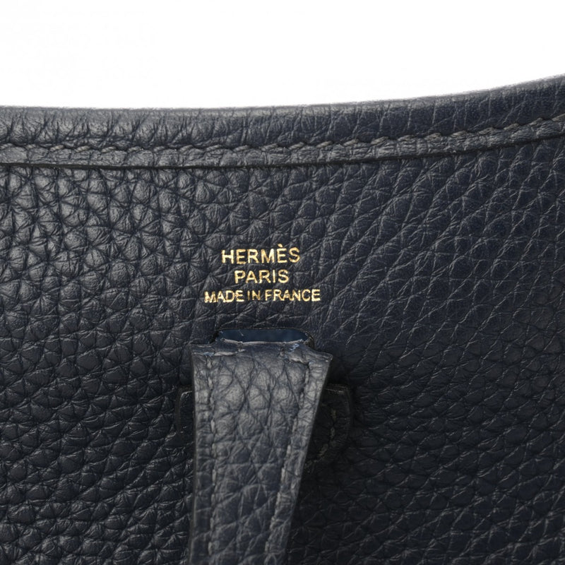 HERMES エルメス エヴリン TPM ブルーニュイ C刻印(2018年頃) レディース トリヨンクレマンス ショルダーバッグ Aランク 中古 銀蔵