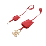 CHANEL シャネル CCフィリグリー スモールバニティ チェーンショルダー レッド A93343 レディース キャビアスキン ハンドバッグ Aランク 中古 銀蔵