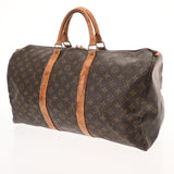 LOUIS VUITTON ルイヴィトン モノグラム キーポル 50 ブラウン M41426 ユニセックス モノグラムキャンバス ボストンバッグ Cランク 中古 銀蔵
