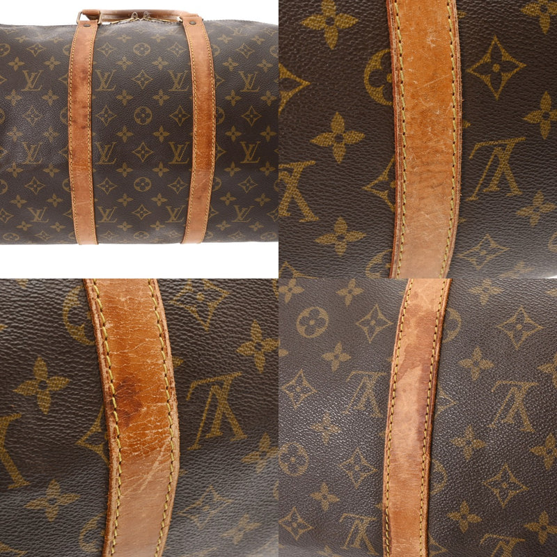 LOUIS VUITTON ルイヴィトン モノグラム キーポル 50 ブラウン M41426 ユニセックス モノグラムキャンバス ボストンバッグ Cランク 中古 銀蔵