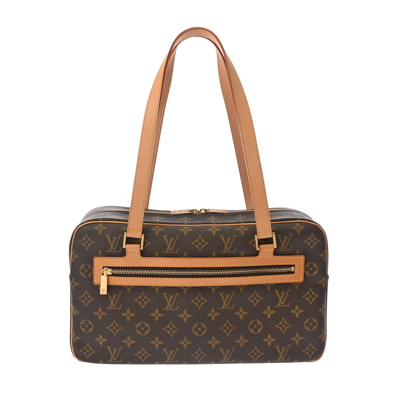 LOUIS VUITTON ルイヴィトン モノグラム シテ GM トート ブラウン M51181 ユニセックス モノグラムキャンバス ハンドバッグ ABランク 中古 銀蔵