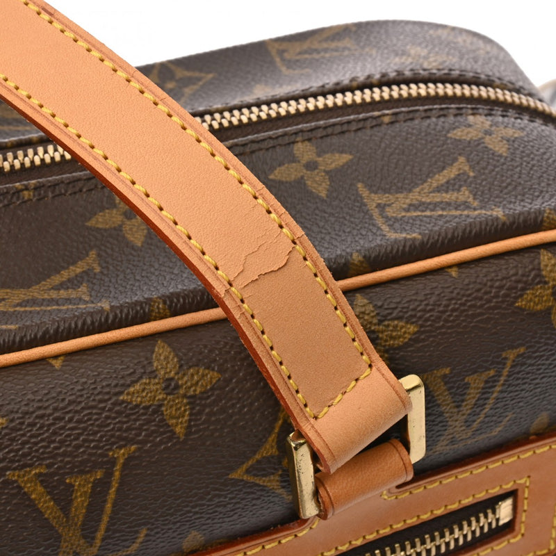 LOUIS VUITTON ルイヴィトン モノグラム シテ GM トート ブラウン M51181 ユニセックス モノグラムキャンバス ハンドバッグ ABランク 中古 銀蔵