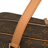 LOUIS VUITTON ルイヴィトン モノグラム シテ GM トート ブラウン M51181 ユニセックス モノグラムキャンバス ハンドバッグ ABランク 中古 銀蔵