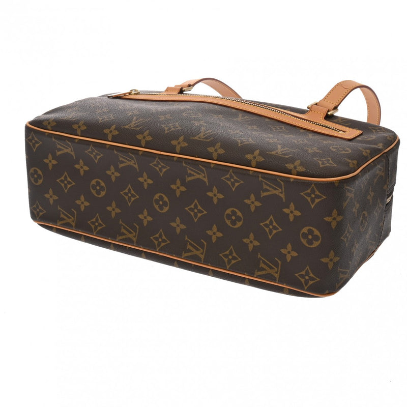 LOUIS VUITTON ルイヴィトン モノグラム シテ GM トート ブラウン M51181 ユニセックス モノグラムキャンバス ハンドバッグ ABランク 中古 銀蔵