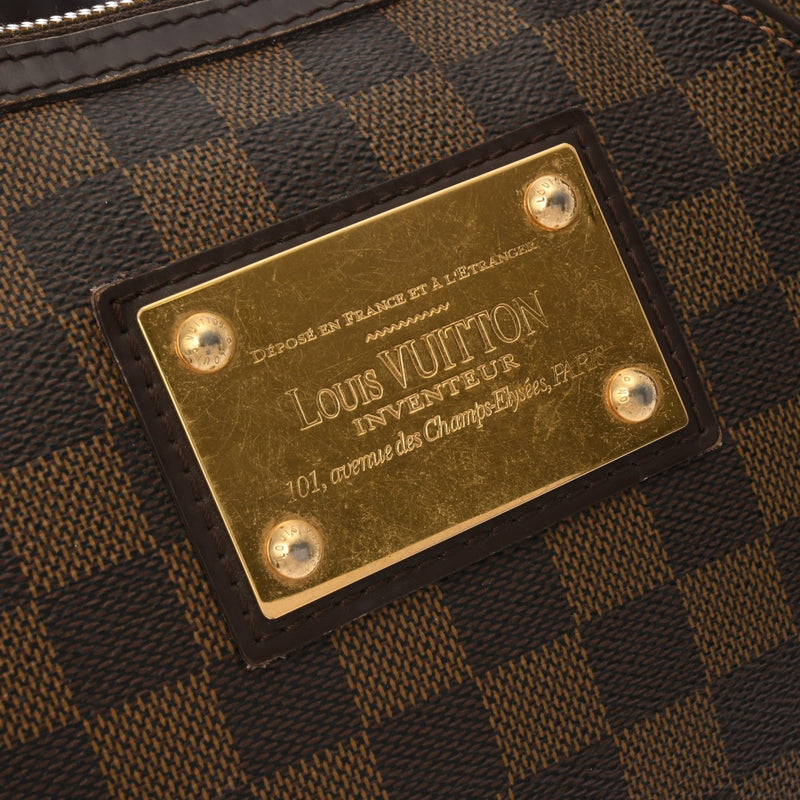 LOUIS VUITTON ルイヴィトン ダミエ テムズ GM ブラウン N48181 レディース ダミエキャンバス セミショルダーバッグ Bランク 中古 銀蔵