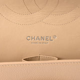 CHANEL シャネル マトラッセ チェーンショルダー Wフラップ 30cm ベージュ A58600 レディース キャビアスキン ショルダーバッグ ABランク 中古 銀蔵