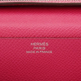 HERMES エルメス ベアン スフレ  ローズディリアン □Q刻印(2013年頃) ユニセックス ヴォーエプソン 長財布 ABランク 中古 銀蔵