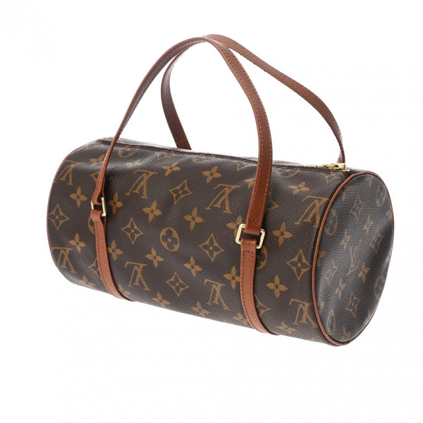 LOUIS VUITTON ルイヴィトン モノグラム パピヨン PM 旧型 ブラウン M51366 レディース モノグラムキャンバス ハンドバッグ ABランク 中古 銀蔵