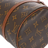 LOUIS VUITTON ルイヴィトン モノグラム パピヨン PM 旧型 ブラウン M51366 レディース モノグラムキャンバス ハンドバッグ ABランク 中古 銀蔵