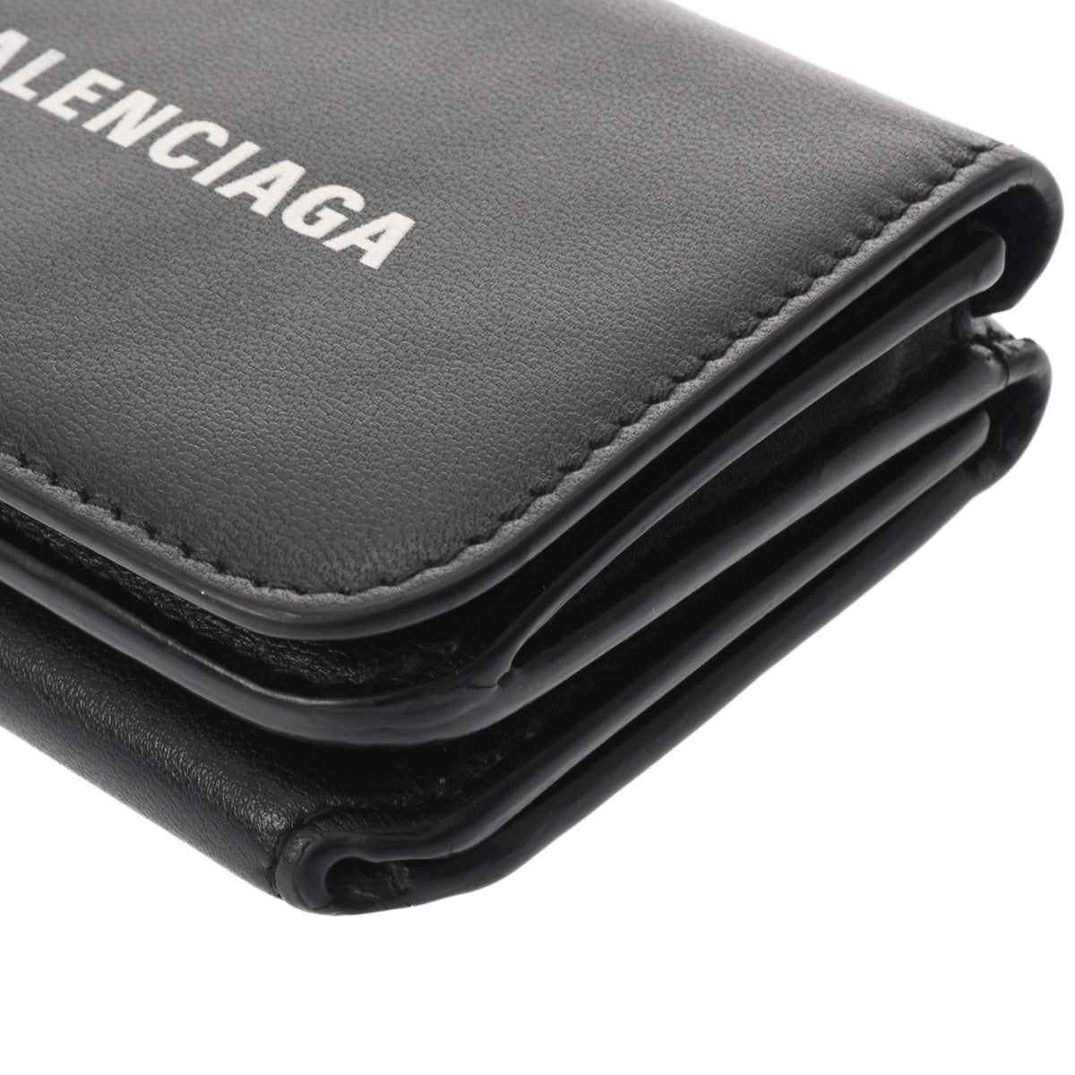 BALENCIAGA(バレンシアガ) 3つ折り財布 キャッシュ ミニ ウォレット 593813 黒 レザー 楽天市場】バレンシアガ BALENCIAGA キャッシュ ブラック 三つ折り財布