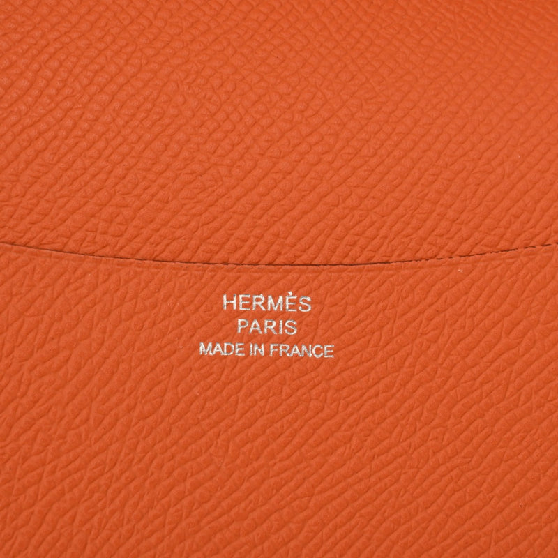 HERMES エルメス アジェンダ GM  オレンジ □M刻印(2009年頃) ユニセックス シェーブル 手帳カバー Aランク 中古 銀蔵