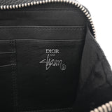 CHRISTIAN DIOR クリスチャンディオール ステューシーコラボ ブラック 2PUBC119RAS レディース レザー ショルダーバッグ Aランク 中古 銀蔵