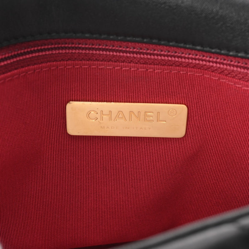 CHANEL シャネル シャネル19 チェーンショルダー ブラック AS1160 レディース ラムスキン ショルダーバッグ Aランク 中古 銀蔵